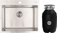 Комплект Мойка Alcora Monaco 3040034S Satin, с сифоном + Измельчитель Bone Crusher BC 810-AS Комплект Мойка Alcora Monaco 3040034S Satin, с сифоном + Измельчитель Bone Crusher BC 810-AS
