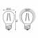 Лампа светодиодная Gauss Filament E27 13Вт 4100K 105802213