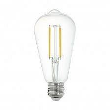 Лампа светодиодная Eglo ПРОМО LM_LED_E27 E27 6Вт 2700K 11862 Лампа светодиодная Eglo ПРОМО LM_LED_E27 E27 6Вт 2700K 11862