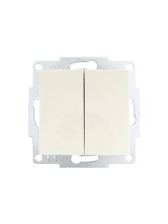 Выключатель 2-кл. СП Vesna механизм крем. LEZARD 742-0388-101 Выключатель 2-кл. СП Vesna механизм крем. LEZARD 742-0388-101