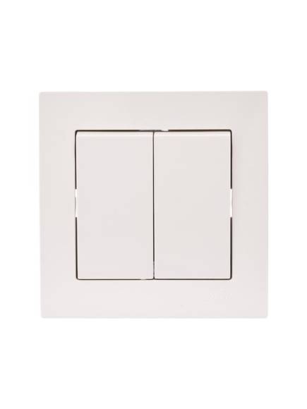 Выключатель 2-кл. СП Vesna механизм крем. LEZARD 742-0388-101