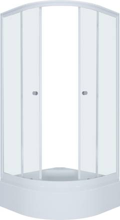 Душевой уголок Triton Ультра Щ0000061812 90х90 В белый, с поддоном