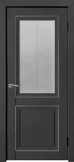 Деканто-2 ДО Barhat Black (2 филенки) СЕРЕБРО