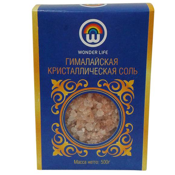 Пищевая Гималайская Розовая Соль 482гр (Крупный помол 2-5мм)