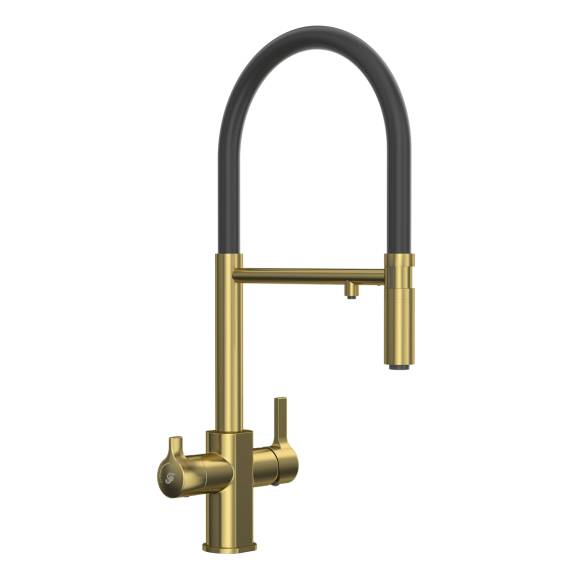 Смеситель для кухни Elghansa Kitchen Pure Water 56F5511-MattGold matt gold Смеситель для кухни Elghansa Kitchen Pure Water 56F5511-MattGold matt gold
