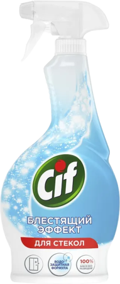 Очиститель для стекол Cif блестящий эффект, 500 мл