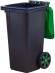 Мусорный бак 60л. с зелёной крышкой Мусорный бак 60л. с зелёной крышкой