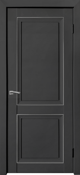 Деканто-2 ДГ Barhat Black (2 филенки) СЕРЕБРО