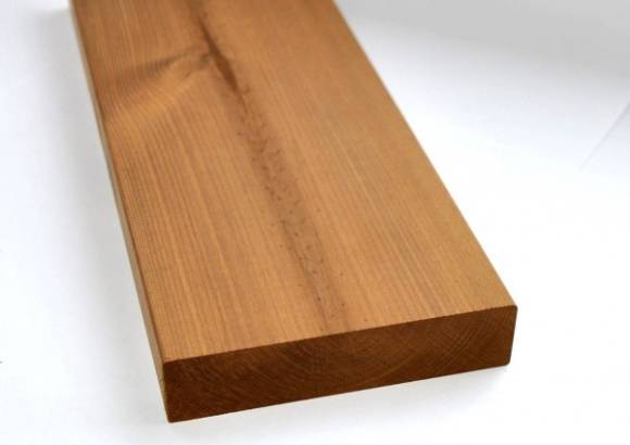 Полок Термоосина Экстра (26x90) L-2.5 м для бани и сауны Полок Термоосина Экстра (26x90) L-2.5 м для бани и сауны