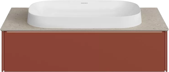 Тумба под раковину KERAMA MARAZZI Magica 90, венецианский красный матовый