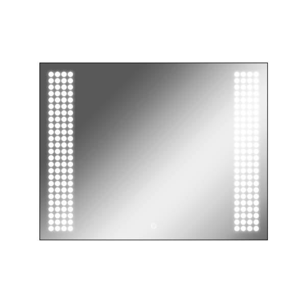 Зеркало Sansa Cosmo 90x70 black alum с подсветкой