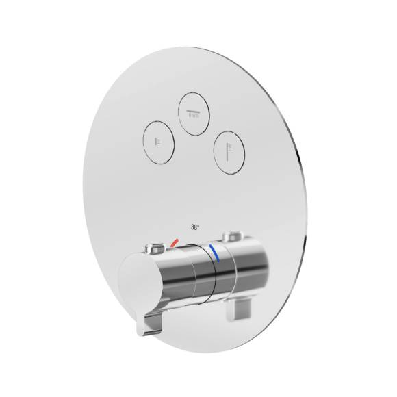 Термостатический смеситель встраиваемый Newform XT 70404E.21.018 хром