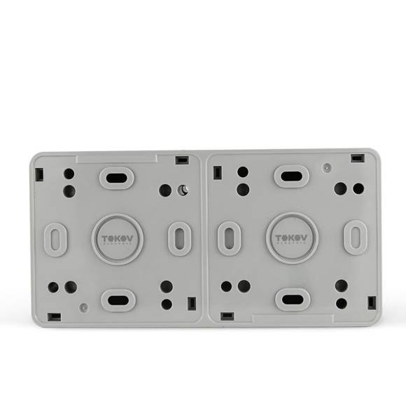 Блок ОП Nix (розетка 16А 250В с заземл. + 1-кл. выкл. 10А) IP54 сер. TOKOV ELECTRIC TKE-NX-V1RZ-C06T-IP54 Блок ОП Nix (розетка 16А 250В с заземл. + 1-кл. выкл. 10А) IP54 сер. TOKOV ELECTRIC TKE-NX-V1RZ-C06T-IP54