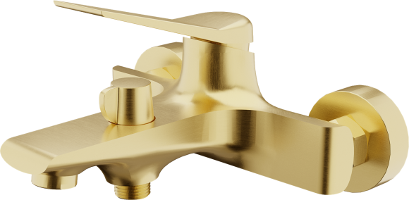 Смеситель для ванны с душем ESKO Shanghai SHA54Gold, золото