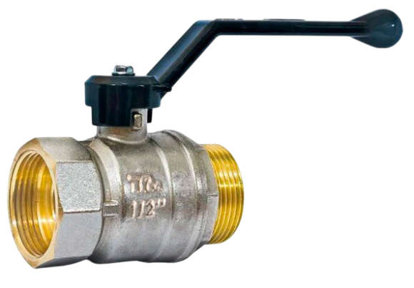 Шаровой кран TeRma NEOS 32013 1/2", вн-нар, ручка рычаг
