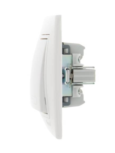 Выключатель 1-кл. СП Mira 10А IP20 с бел.вставкой бел. LEZARD 701-0202-100 Выключатель 1-кл. СП Mira 10А IP20 с бел.вставкой бел. LEZARD 701-0202-100