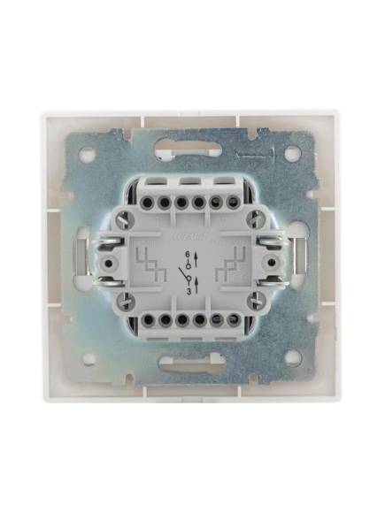 Выключатель 1-кл. СП Mira 10А IP20 с бел.вставкой бел. LEZARD 701-0202-100 Выключатель 1-кл. СП Mira 10А IP20 с бел.вставкой бел. LEZARD 701-0202-100