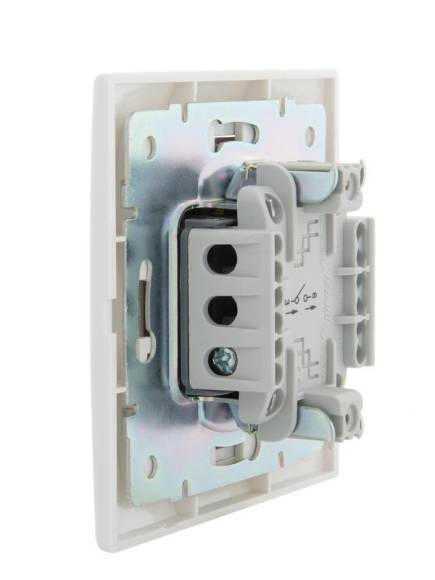 Выключатель 1-кл. СП Mira 10А IP20 с бел.вставкой бел. LEZARD 701-0202-100 Выключатель 1-кл. СП Mira 10А IP20 с бел.вставкой бел. LEZARD 701-0202-100