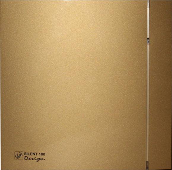 Вытяжной вентилятор Soler&Palau Design Silent 100 CZ Design-4C gold 5 сменных полосок