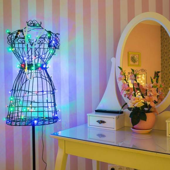 Гирлянда светодиодная универсальная 20м 200LED мультиколор 16Вт IP20 с контроллером Neon-Night 304-119 Гирлянда светодиодная универсальная 20м 200LED мультиколор 16Вт IP20 с контроллером Neon-Night 304-119