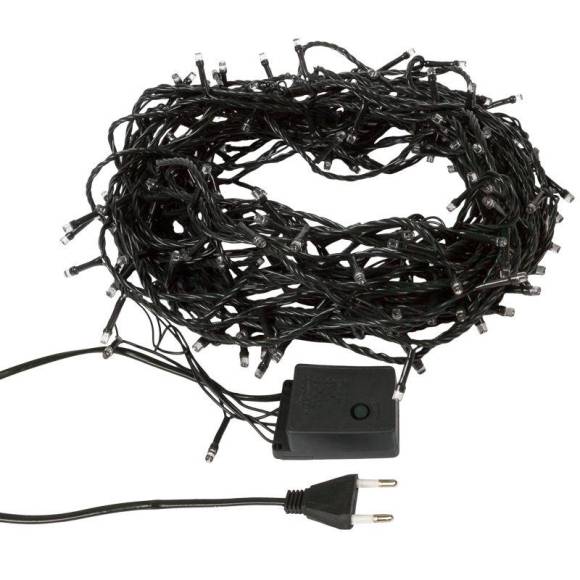 Гирлянда светодиодная универсальная 20м 200LED мультиколор 16Вт IP20 с контроллером Neon-Night 304-119 Гирлянда светодиодная универсальная 20м 200LED мультиколор 16Вт IP20 с контроллером Neon-Night 304-119