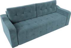 Диван Лига Диванов Лиссабон велюр бирюзовый