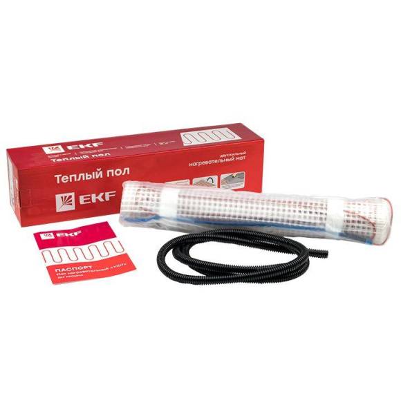 Комплект "Теплый пол" (мат) двухжил. 150Вт 1кв.м "Уют" PROxima EKF nm2-150-1 Комплект "Теплый пол" (мат) двухжил. 150Вт 1кв.м "Уют" PROxima EKF nm2-150-1