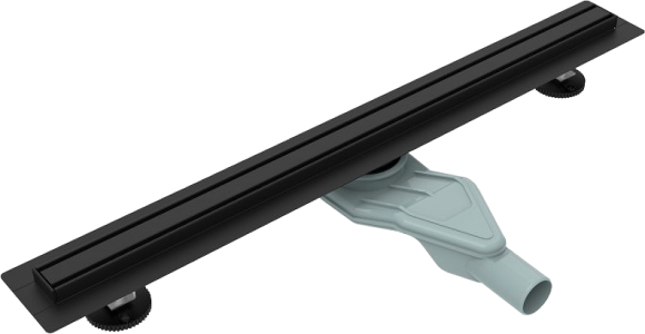 Душевой трап (лоток) Esbano Slim Side 70 cм, матовый черный