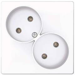 Розетка 2-м СП Simon 24 16А IP20 2х2P без защ. шторок механизм бел. Simon 2450457-030 Розетка 2-м СП Simon 24 16А IP20 2х2P без защ. шторок механизм бел. Simon 2450457-030