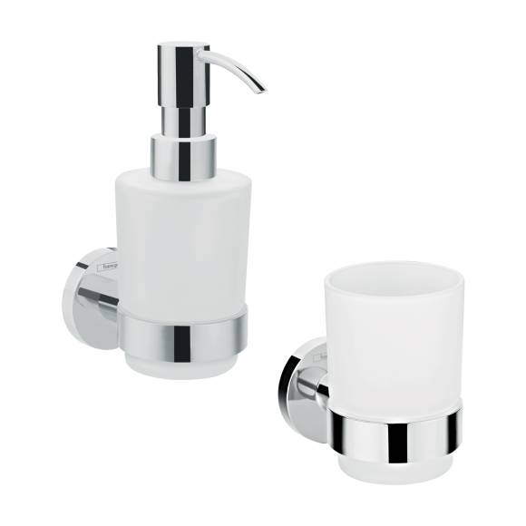 Набор Стакан Hansgrohe Logis Universal 41718000 + Дозатор 41714000