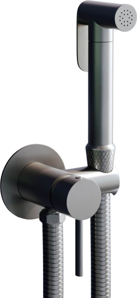 Гигиенический душ RGW Shower Panels SP-211Gr со смесителем, С ВНУТРЕННЕЙ ЧАСТЬЮ, серый
