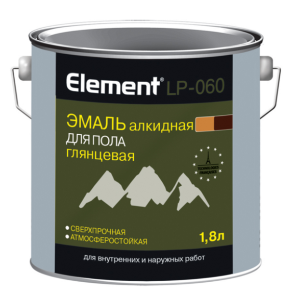 Эмаль для пола Element LP-060 1,8 л