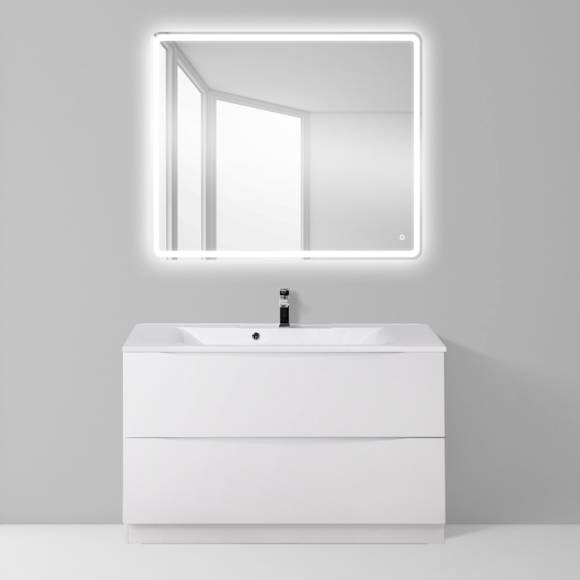 Мебель для ванной комнаты BelBagno Marino 100 bianco lucido, напольная