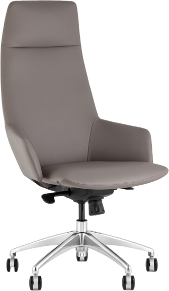 Кресло руководителя Stool Group Bow серое