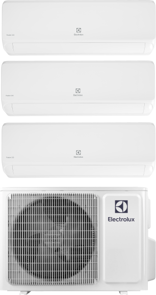 Мультисплит-система Electrolux Super Match ERP R32 EACO/I-24 FMI-3/N8_ERP, 7 м2 + 7 м2 + 7м2
