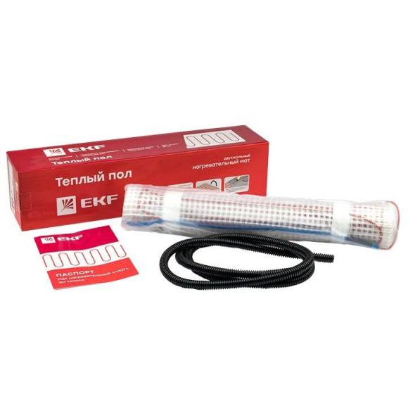 Комплект "Теплый пол" (мат) двухжил. "Уют" 2.5кв.м 375Вт PROxima EKF nm2-375-2.5 Комплект "Теплый пол" (мат) двухжил. "Уют" 2.5кв.м 375Вт PROxima EKF nm2-375-2.5