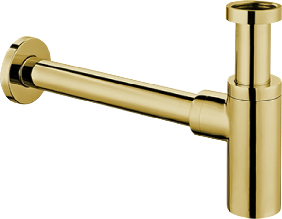 Сифон для раковины SantiLine SL-116, золото