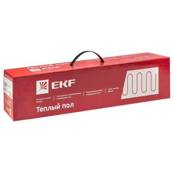 Комплект "Теплый пол" (мат) двухжил. 225Вт 1.5кв.м "Уют" PROxima EKF nm2-225-1.5 Комплект "Теплый пол" (мат) двухжил. 225Вт 1.5кв.м "Уют" PROxima EKF nm2-225-1.5