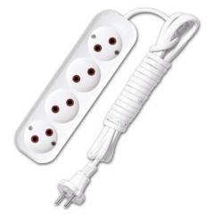 Удлинитель 4х3м без заземл. 6А IP20 У6-766 ШВВП 2х0.75 UNIVersal 9631943 Удлинитель 4х3м без заземл. 6А IP20 У6-766 ШВВП 2х0.75 UNIVersal 9631943