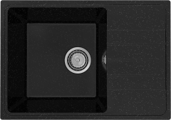 Мойка кухонная Practik PR-M 600-004 черный оникс