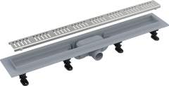 Душевой трап (лоток) AlcaPlast APZ19 APZ19-750 с решеткой и опорами