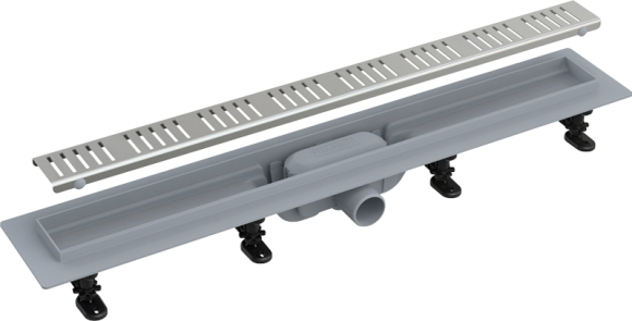 Душевой трап (лоток) AlcaPlast APZ19 APZ19-750 с решеткой и опорами Душевой трап (лоток) AlcaPlast APZ19 APZ19-750 с решеткой и опорами