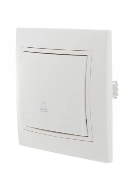 Выключатель кнопочный 1-кл. СП Mira бел./бел. LEZARD 701-0202-103 Выключатель кнопочный 1-кл. СП Mira бел./бел. LEZARD 701-0202-103