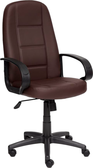 Компьютерное кресло TetChair СН747, искусственная кожа коричневая 36-36
