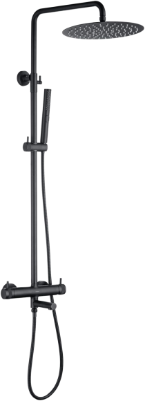 Душевая стойка Allen Brau Priority 5.31A10-31 с изливом черная