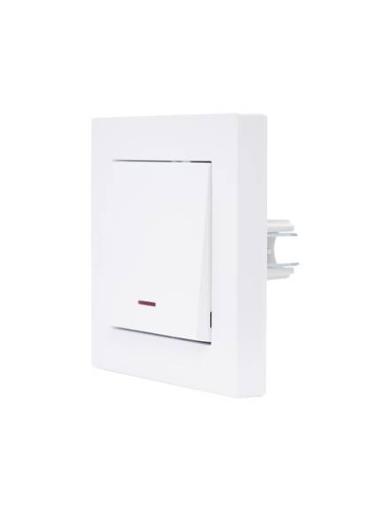 Выключатель 1-кл. СП Vesna с индикацией механизм бел. LEZARD 742-0288-111 Выключатель 1-кл. СП Vesna с индикацией механизм бел. LEZARD 742-0288-111