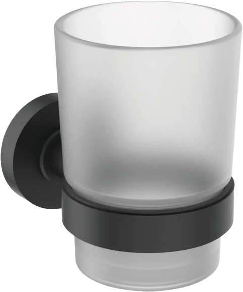 Стакан Ideal Standard IOM A9120XG матовое стекло, silk black