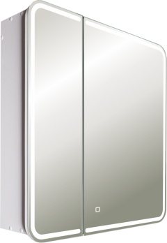 Зеркало-шкаф Silver Mirrors Alliance 80x80 с подсветкой Зеркало-шкаф Silver Mirrors Alliance 80x80 с подсветкой