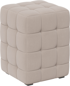 Пуф ТриЯ Аристо велюр мокко светлый