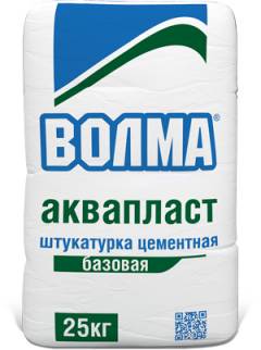 ВОЛМА Аквапласт (25кг) штукатурка цементная базовая